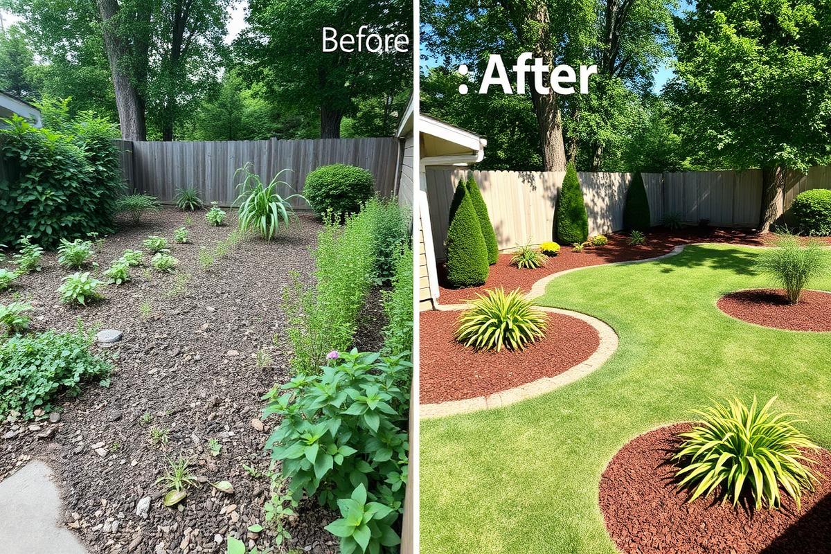 Backyard landscape refresh